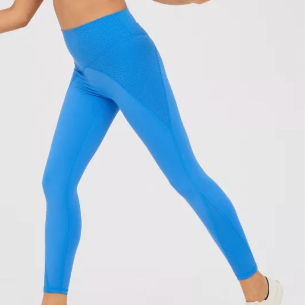 Aerie Blue Ribbed Leggings